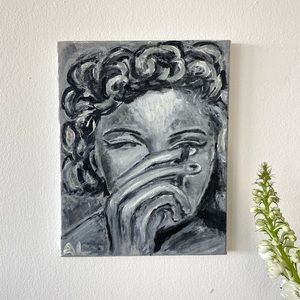Original hand-painted Marilyn Monroe canvas art